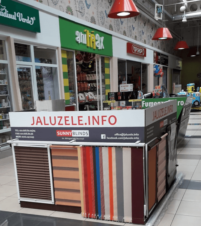 Rolete zebra Auchan Brasov